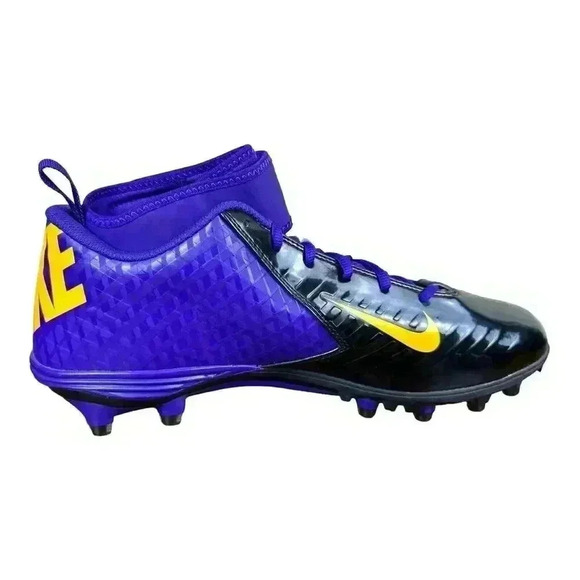 Nike Lunarlon Superbad Pro TD Football Cleats Rare Purple 534994-518 Size 14 - Picture 9 of 13